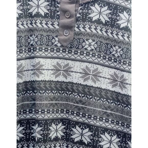 Tommy Hilfiger gray and white thermal long sleeve shirt size large - see listing - Picture 3 of 4